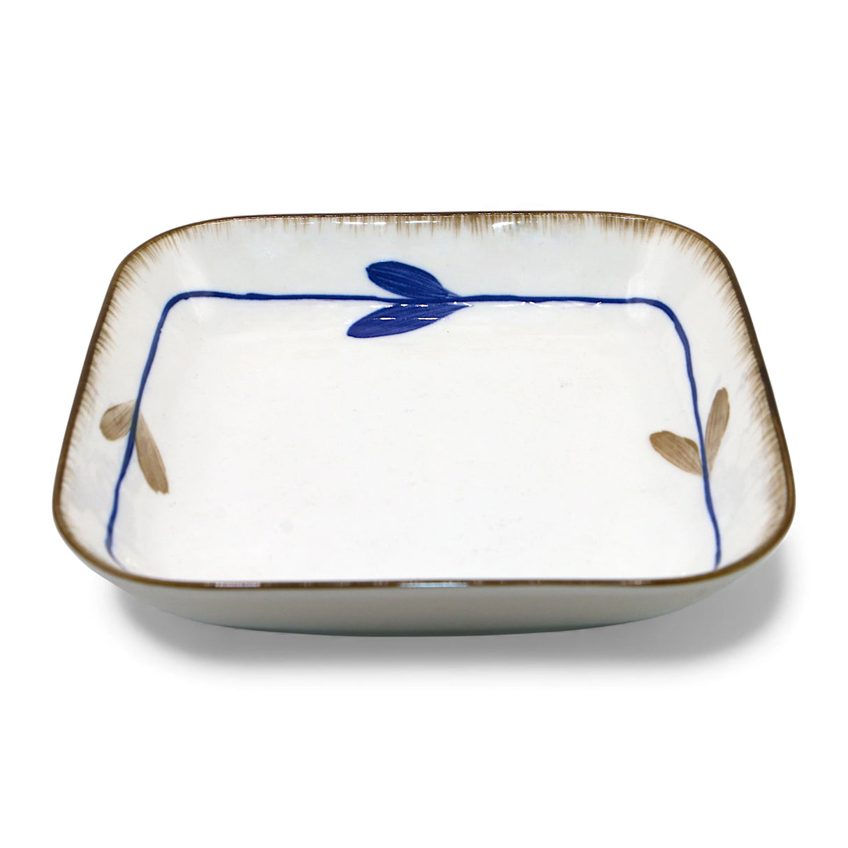 bbw ceramic plate 8" square china