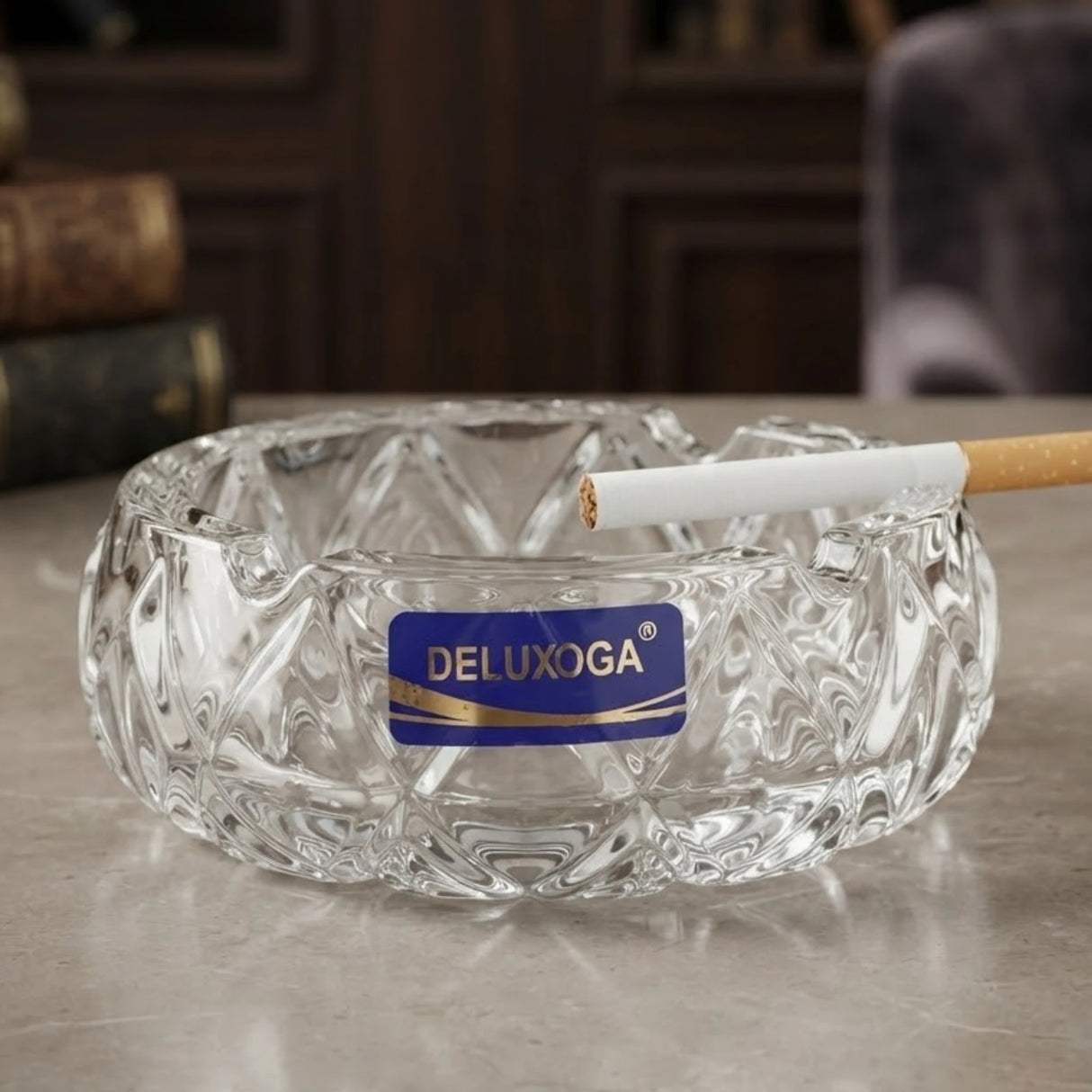 deli glass ash tray pak dsyg012-2