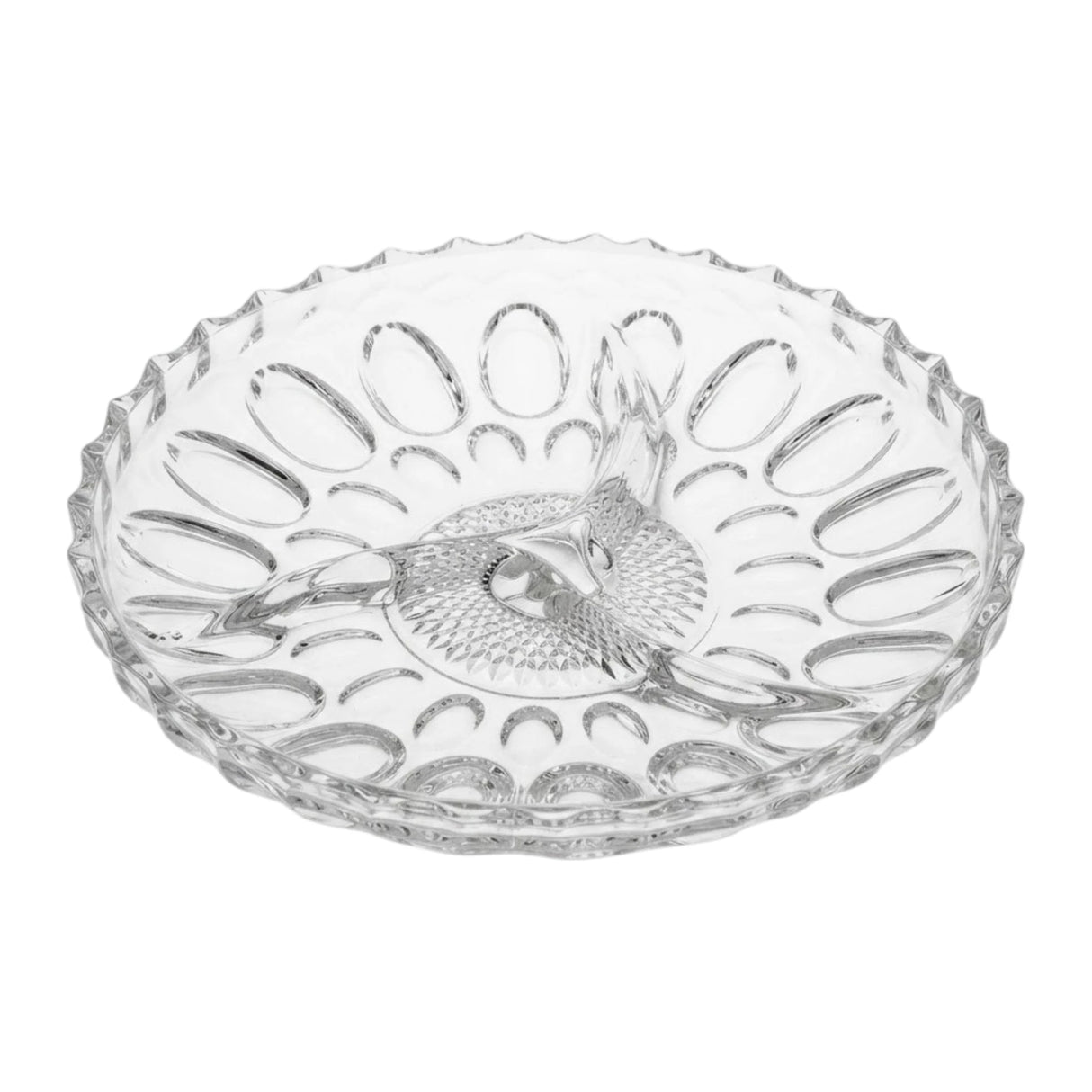 deli glass dryfruit dish pak p09-9b
