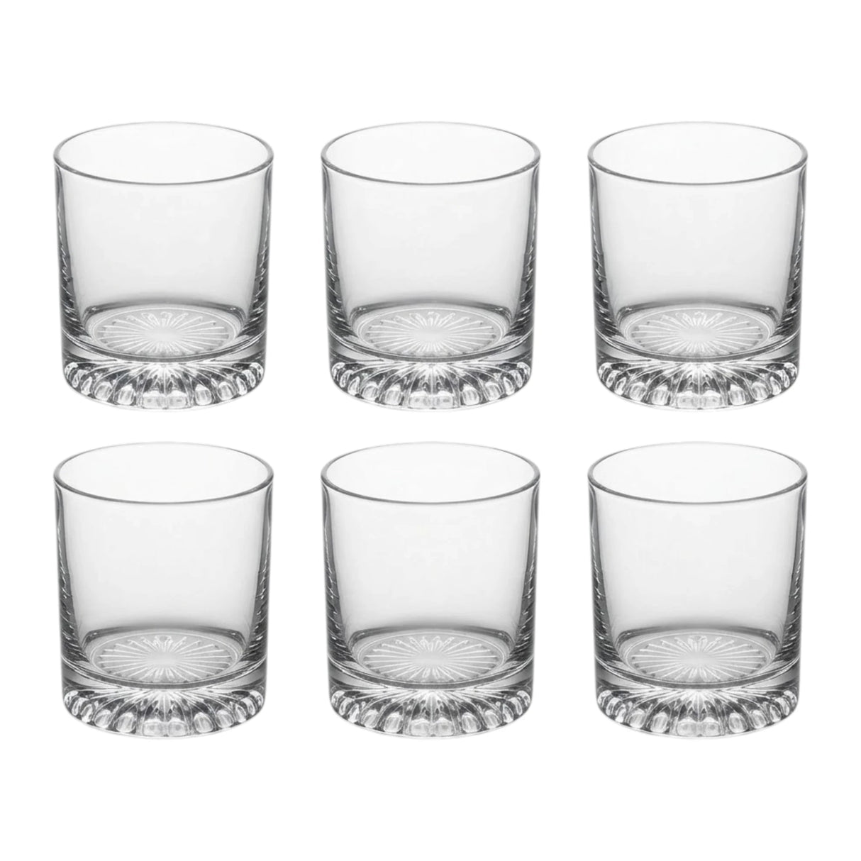 deli glass tumbler 6pc pak y75088