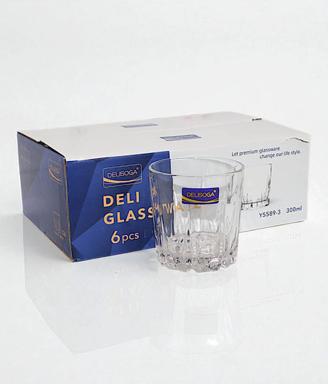 deli glass 6pc pak y5589-3