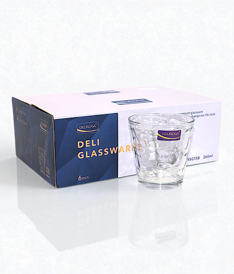 deli glass 6pc y5075b