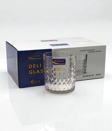 deli glass 6pc dskb036-2a