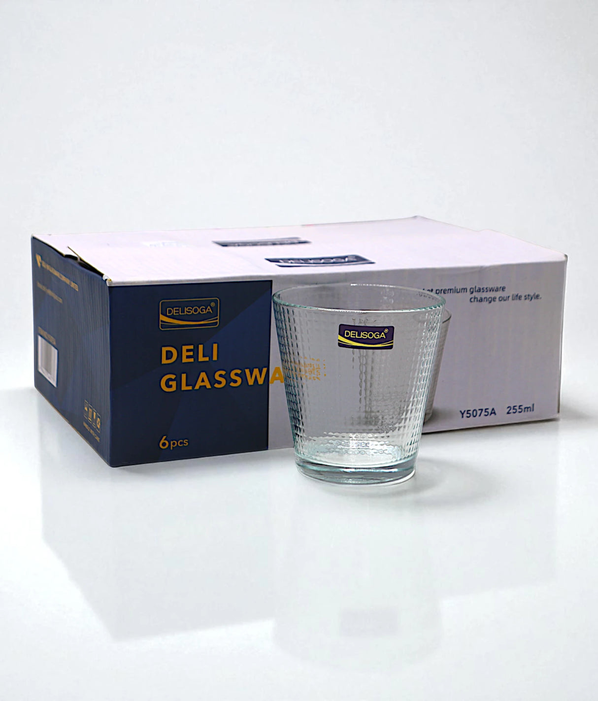 deli glass 6pc y5075a