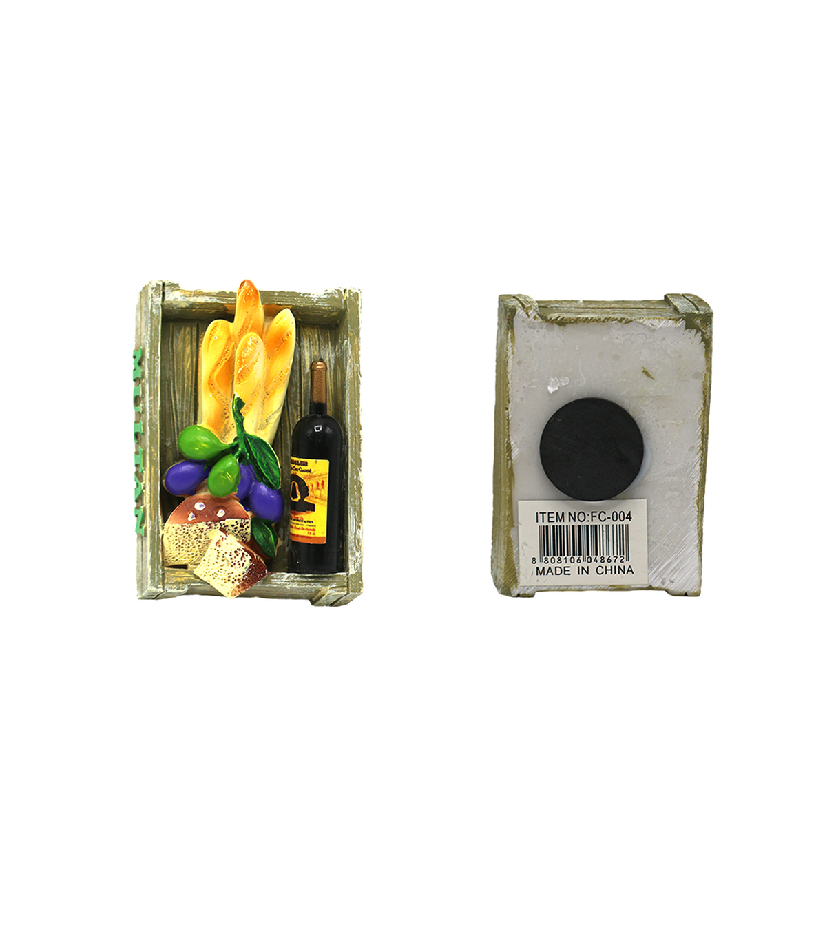fridge magnet tray with food china 004