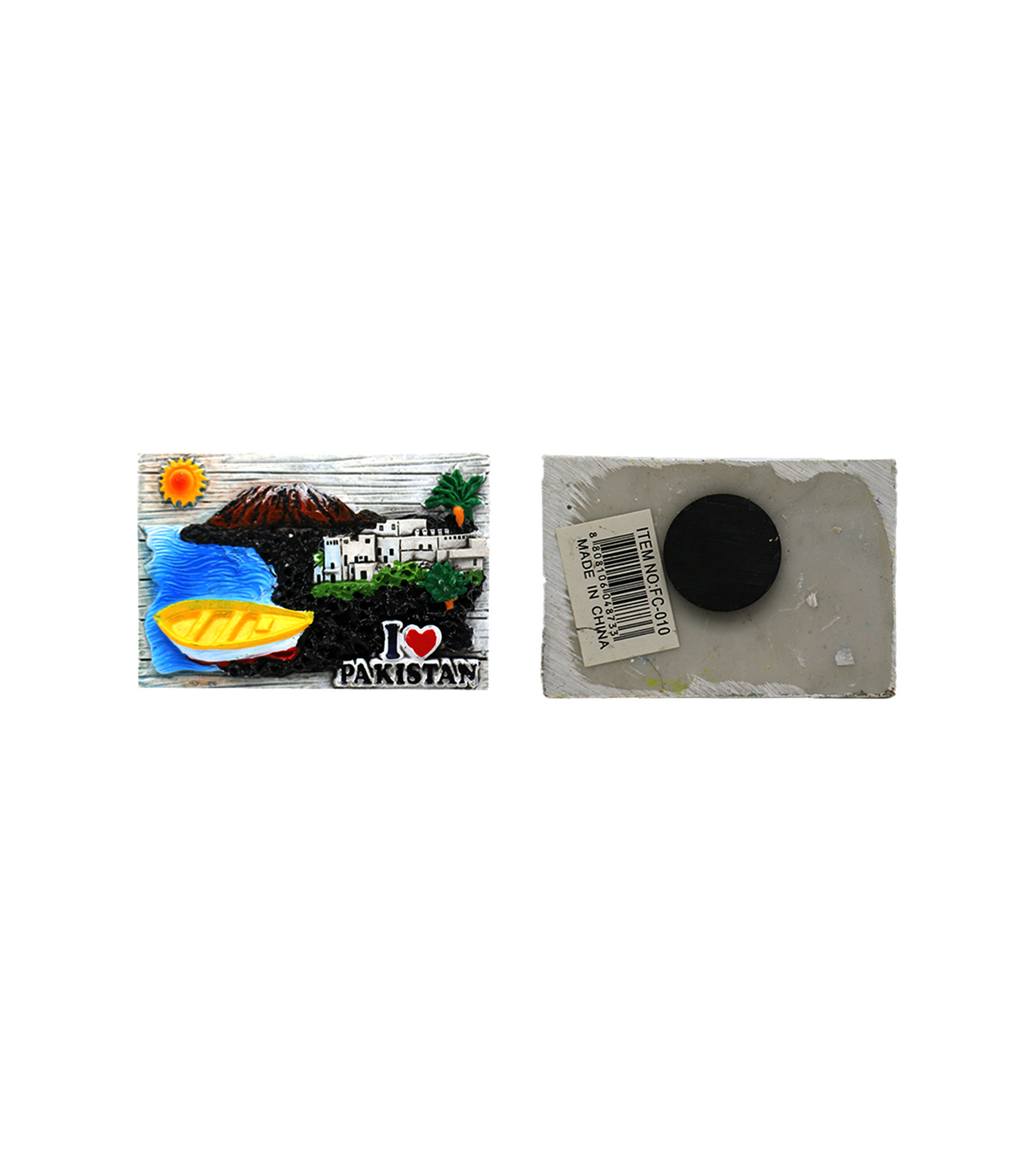 fridge magnet i love pakistan 2"x3" china 010