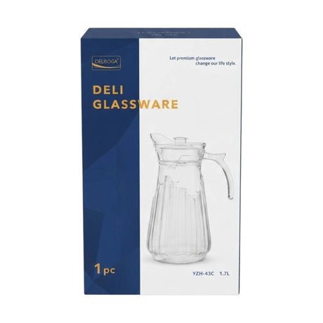 deli glass jug 1.7l pak yzh-43c