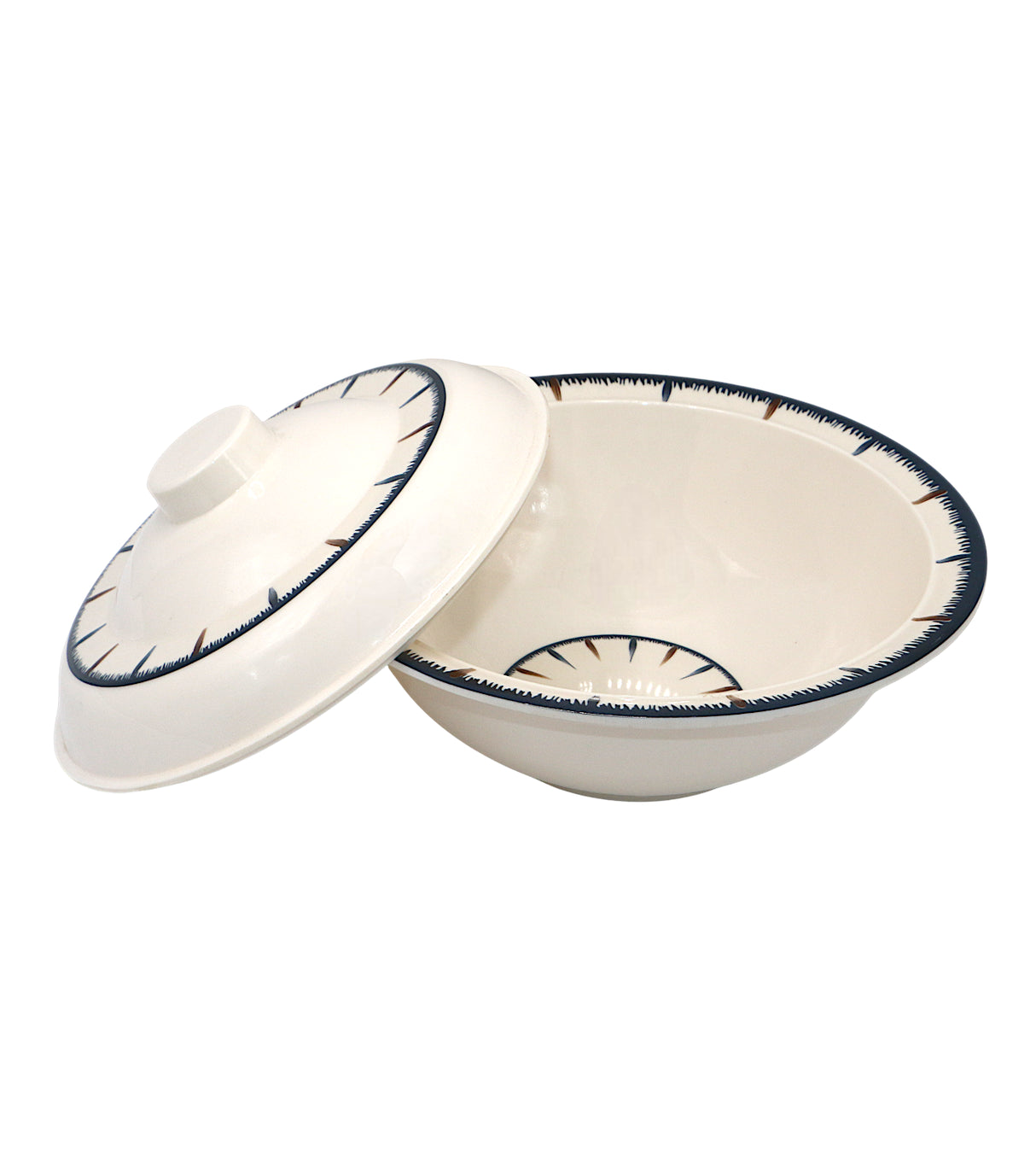 melamine bowl & lid ir404