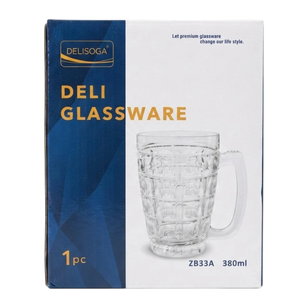 deli glass mug 1pc zb33a