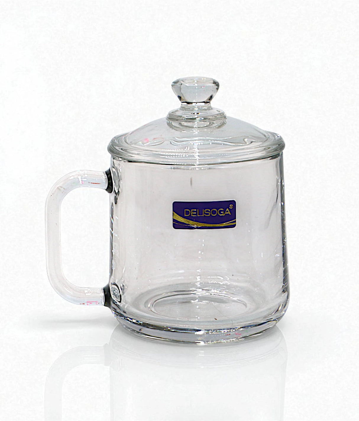 deli glass mug & lid pak dsz001