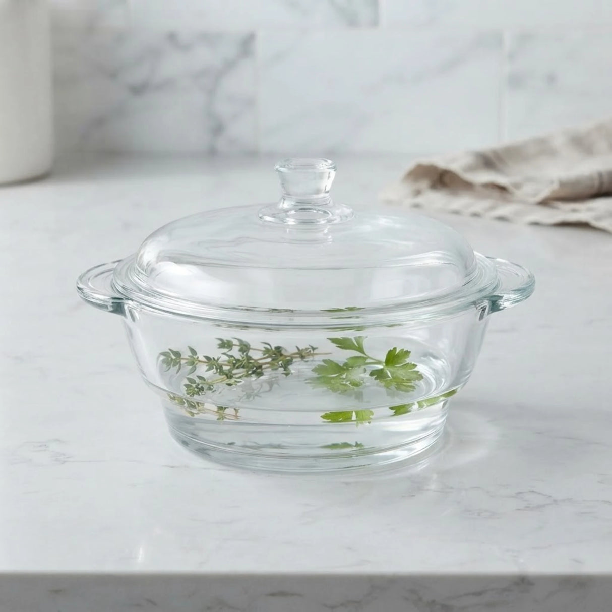 deli glass bowl & lid 750ml small pak eb1007