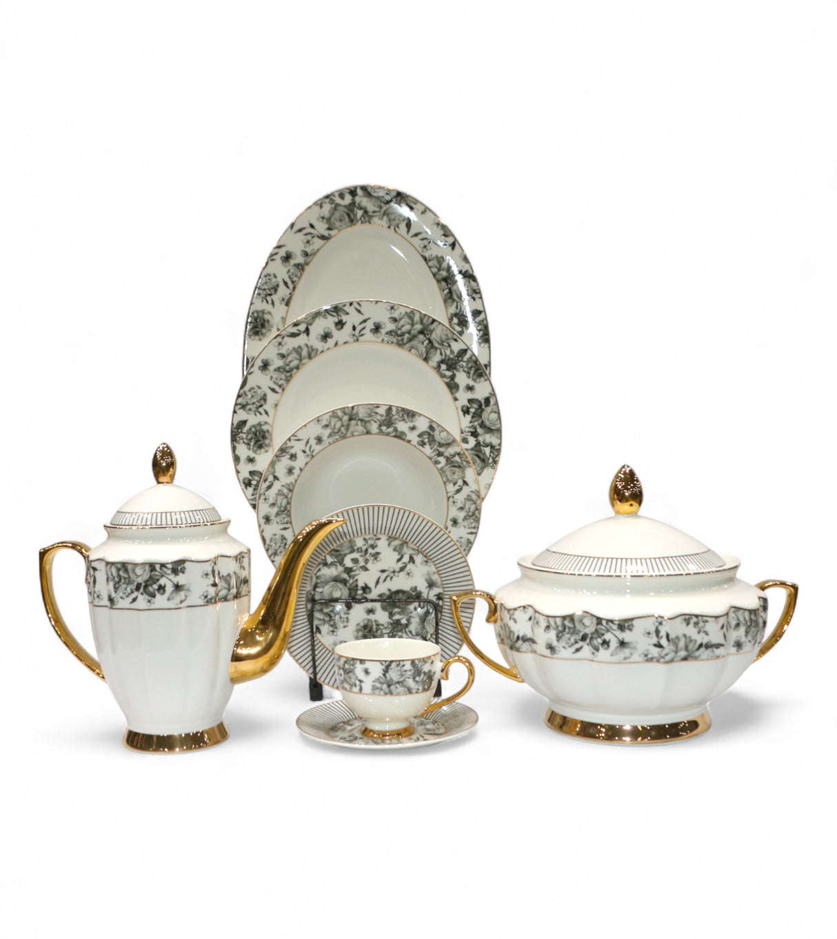 bone dinner set 65pc china ds-012