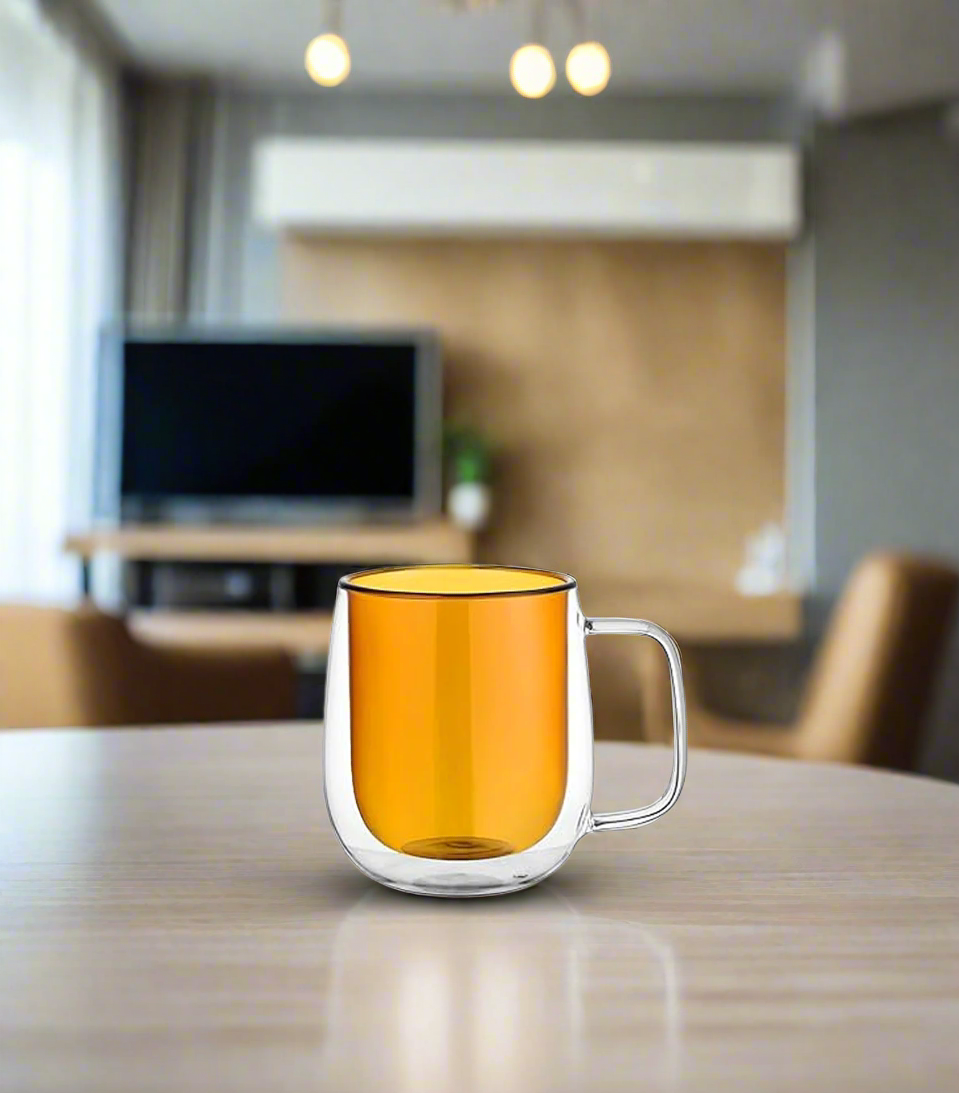glass air mug color china