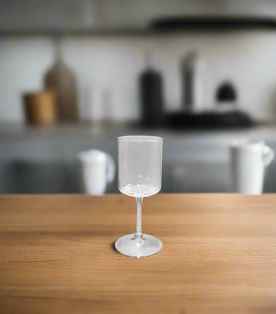 glass wine 6pc china d081