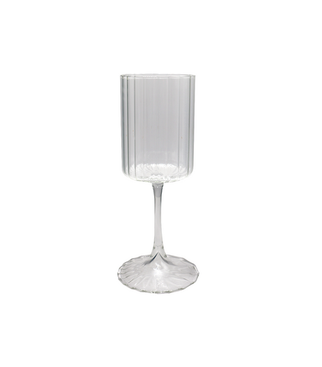 glass wine 6pc china d082