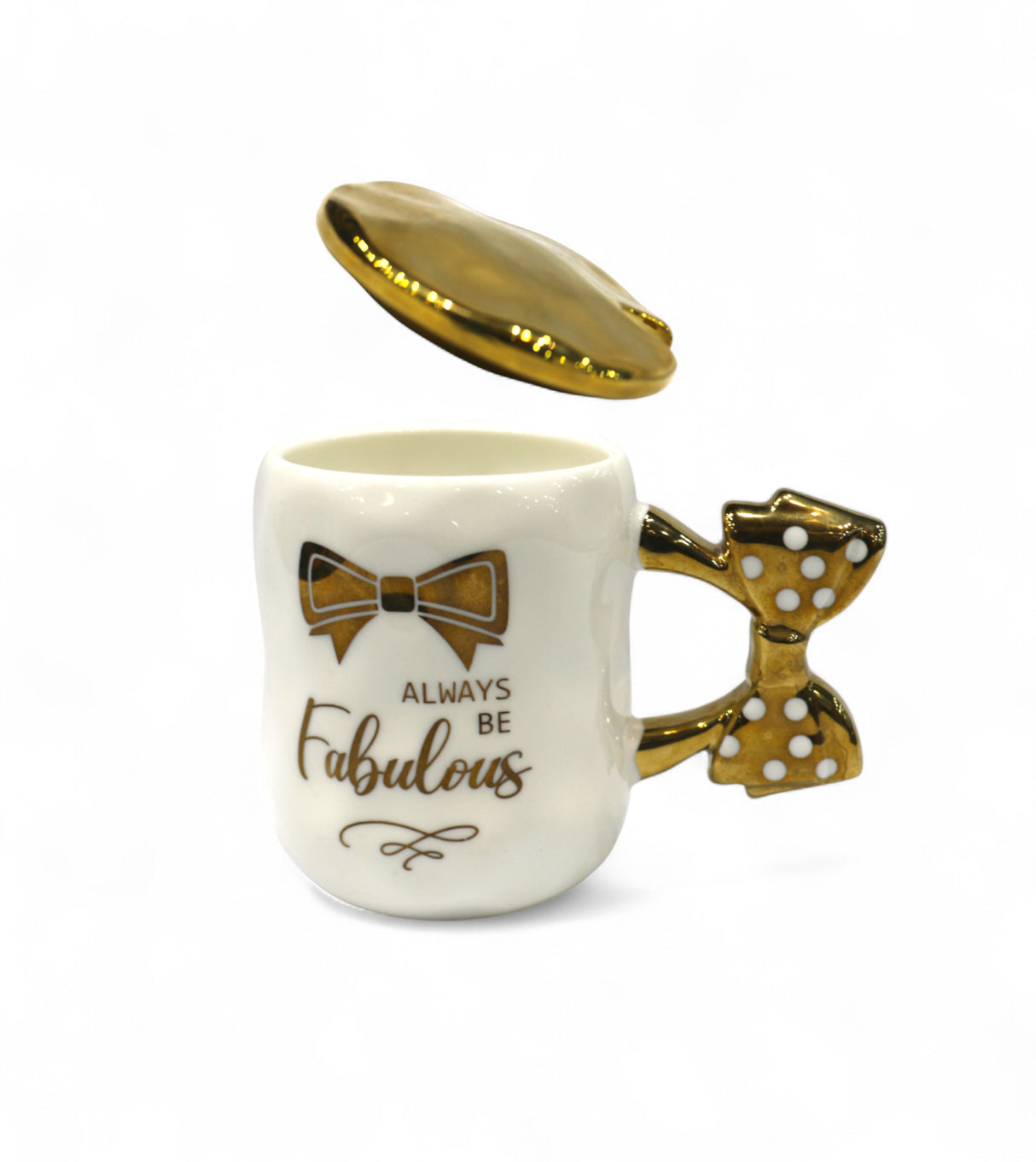ceramic mug & lid china 8802-1