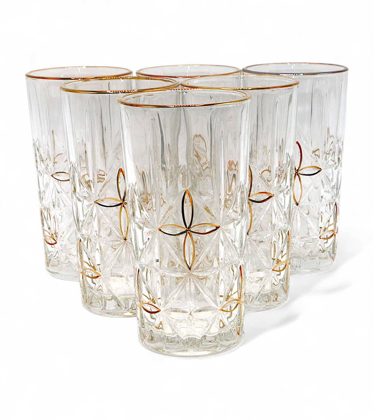 glass 6pc china 3304