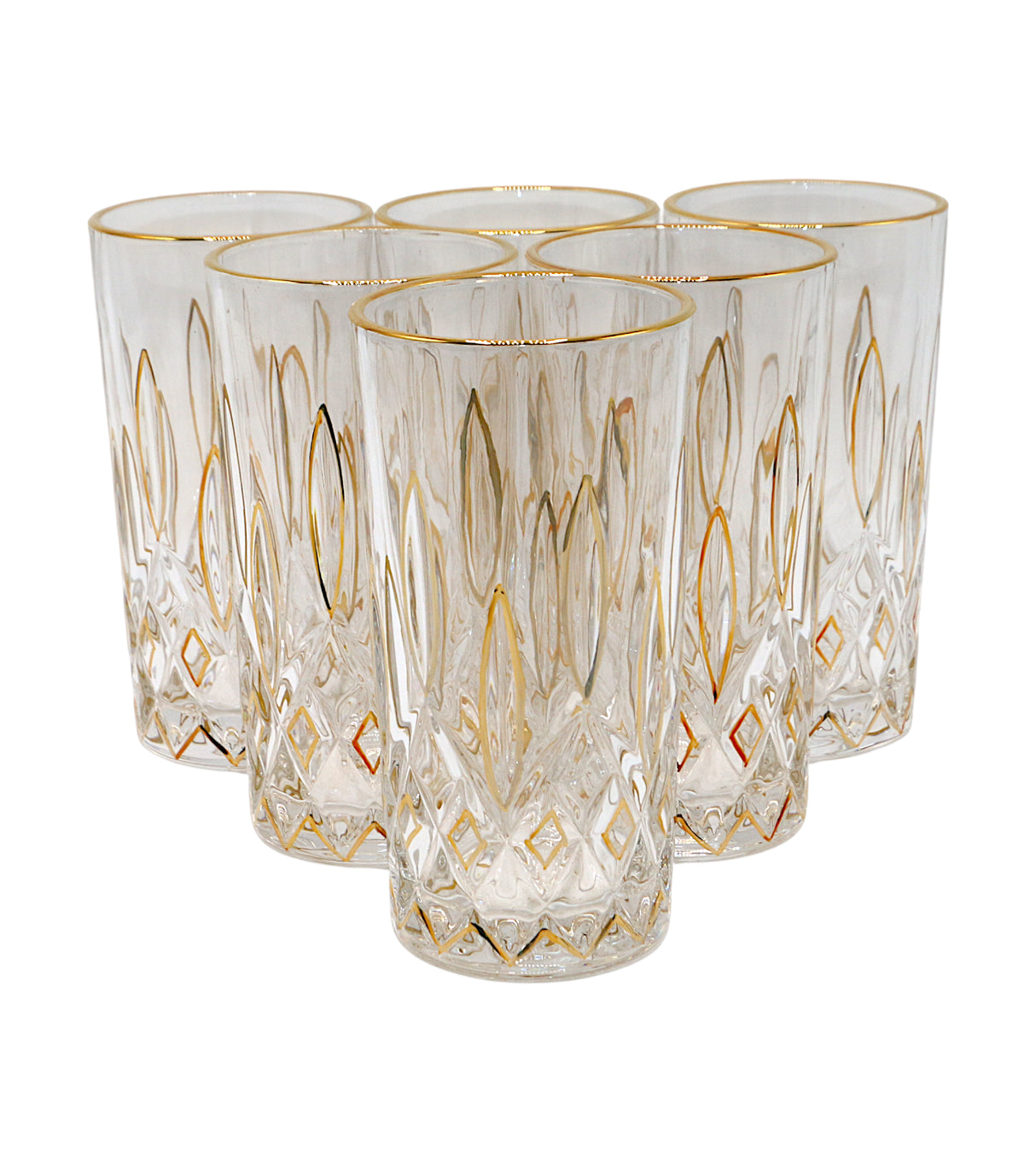 glass 6pc china 3301