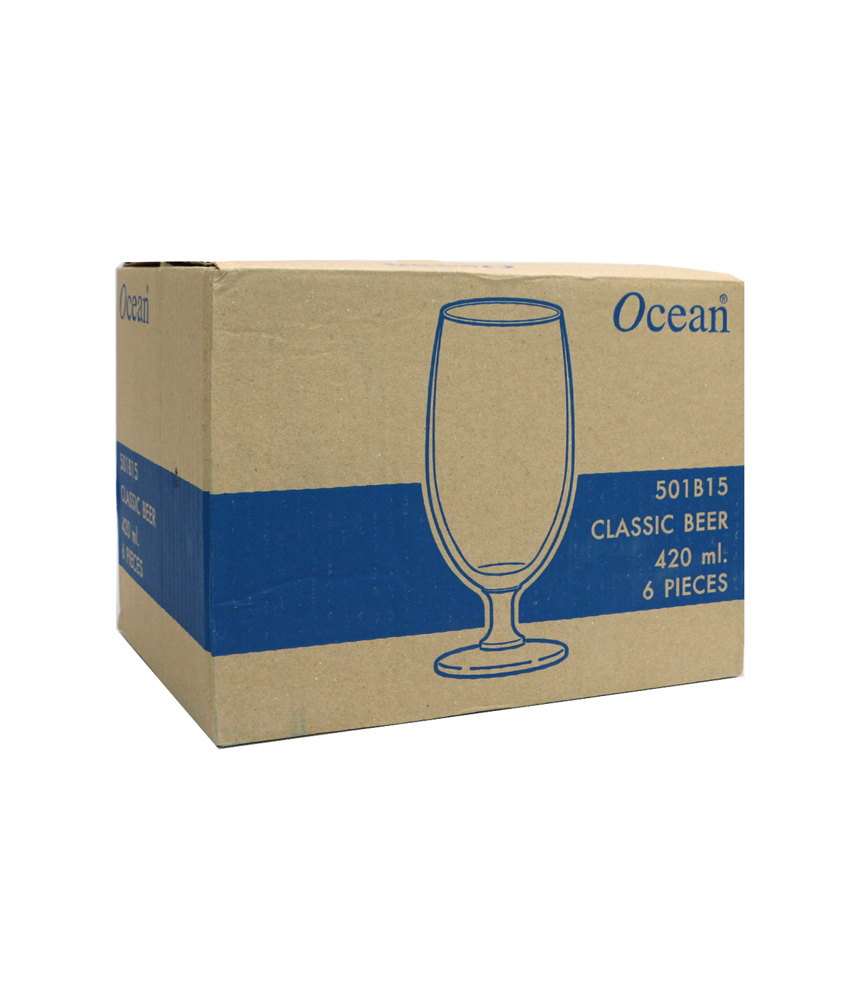 ocean wine glass 6pc china 501b15