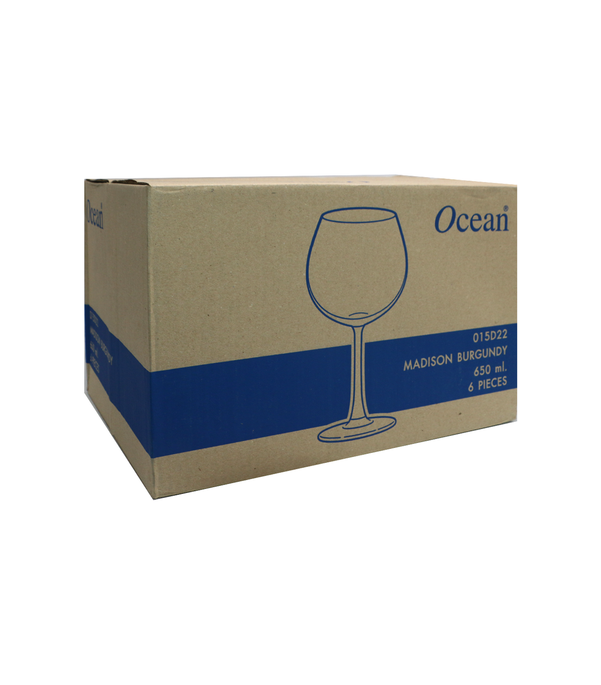 ocean wine glass 6pc china 015d22