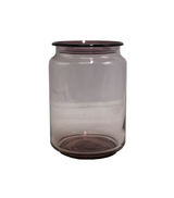 luminarc glass jar & lid 750ml china 4008 ice pink