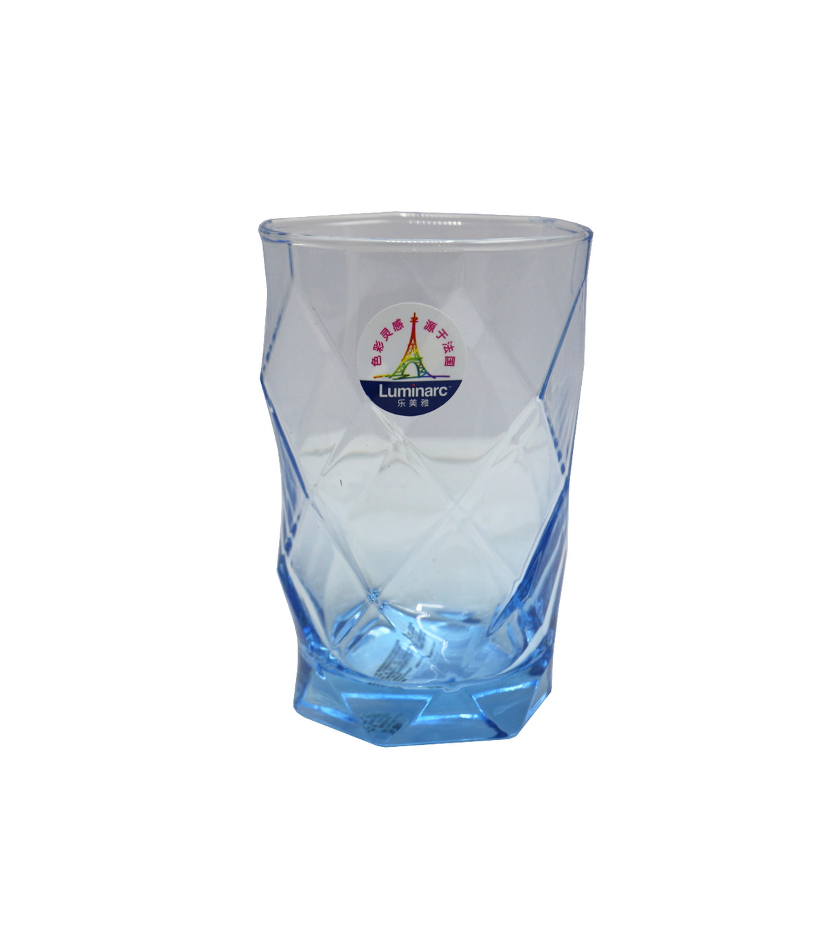 luminarc glass 6pc china v3515 ice blue