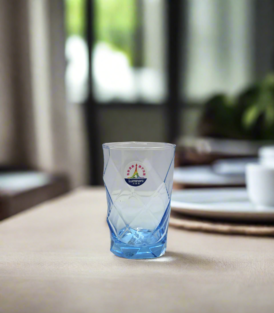 luminarc glass 6pc china v3515 ice blue