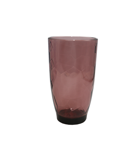 arcoroc glass 6pc pink china v8709