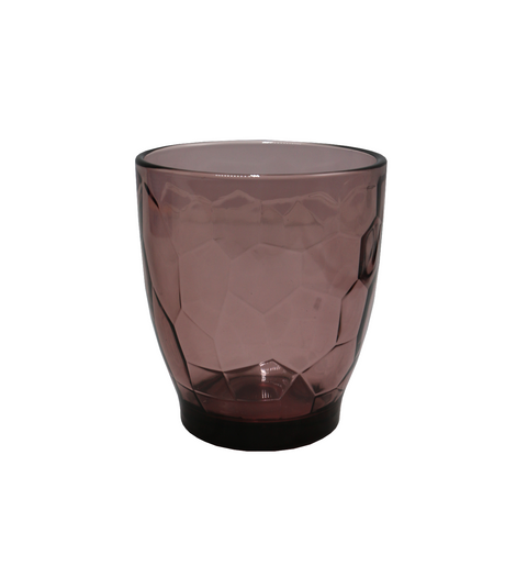arcoroc glass 6pc pink china v8708