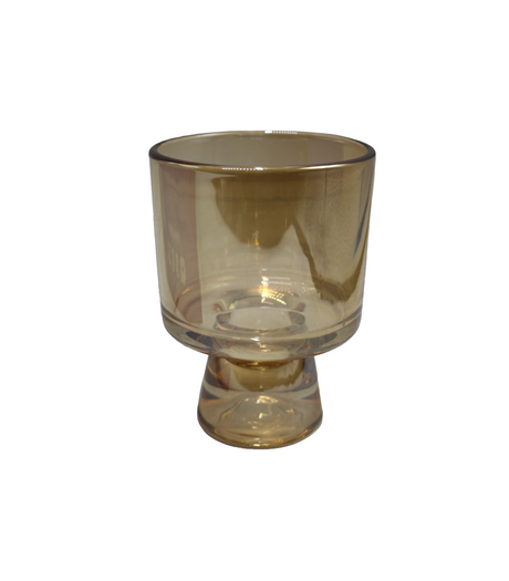 glass 6pc golden china h019