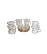 blinkmax glass cup & saucer set china ktzb60