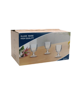 wine 6pc china 266 black base