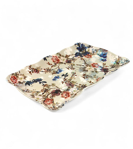 melamine tray printed elegant medium