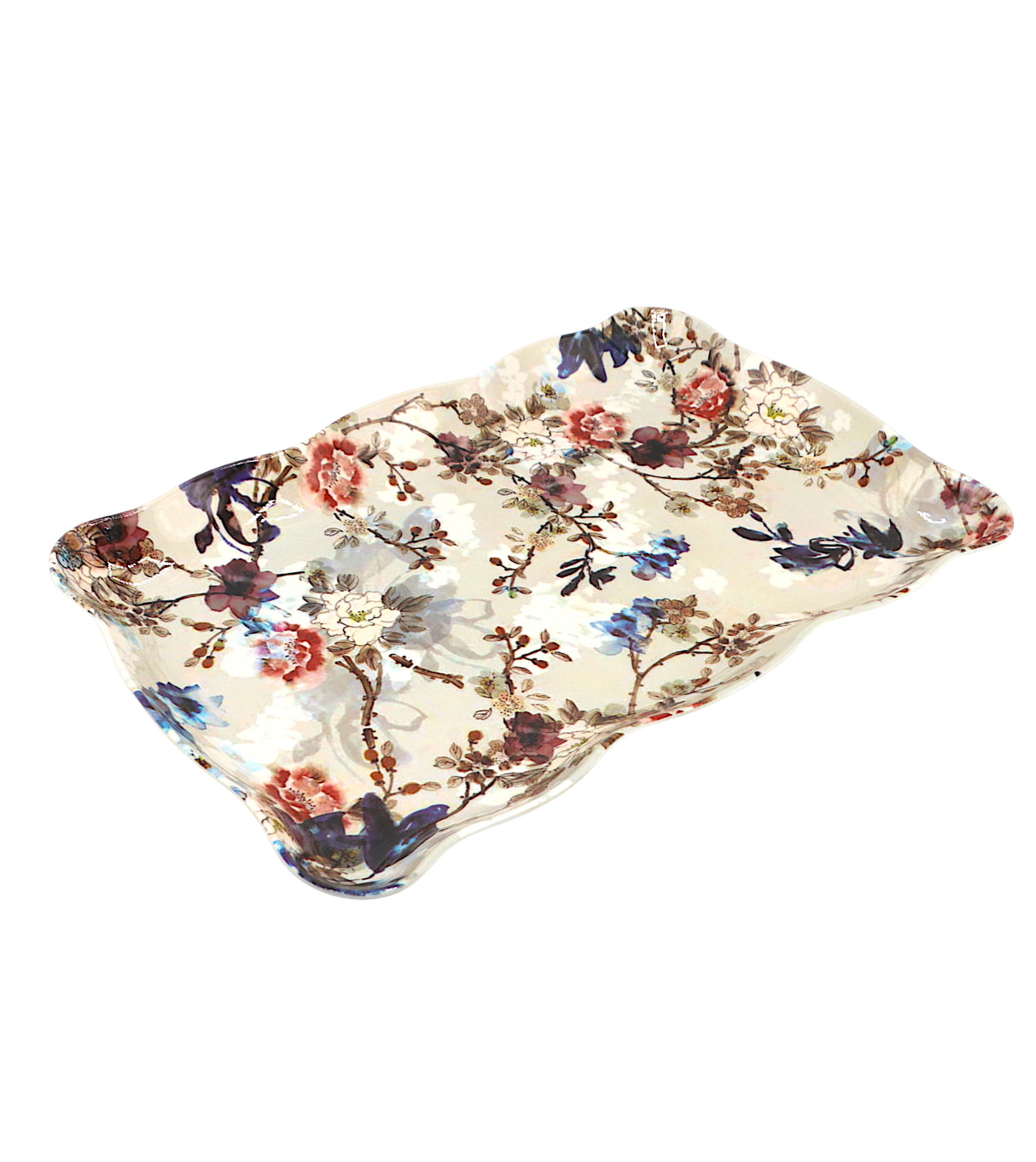 melamine tray printed elegant large