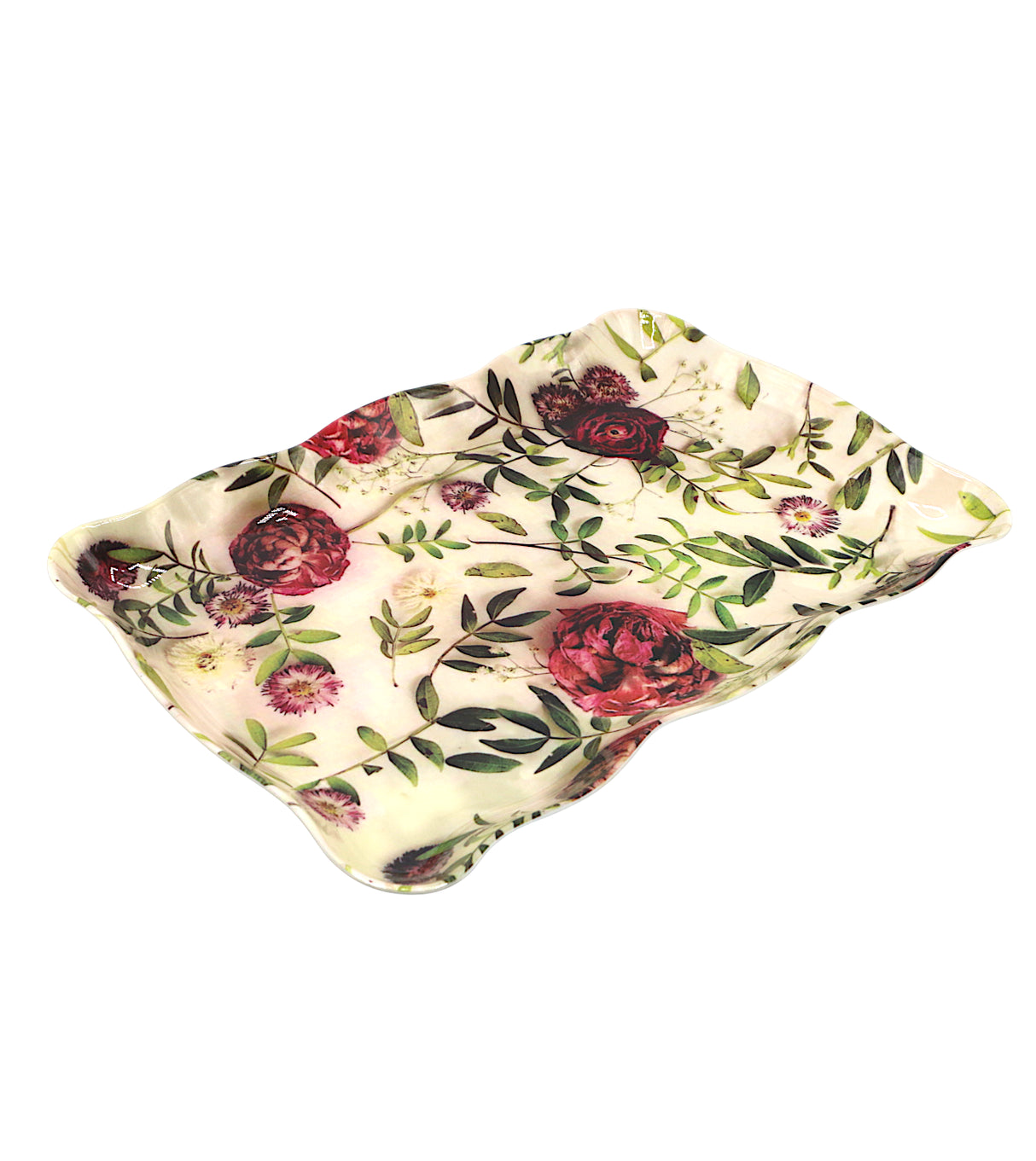 melamine tray printed elegant large