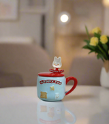 ceramic mug & lid china 11799-10