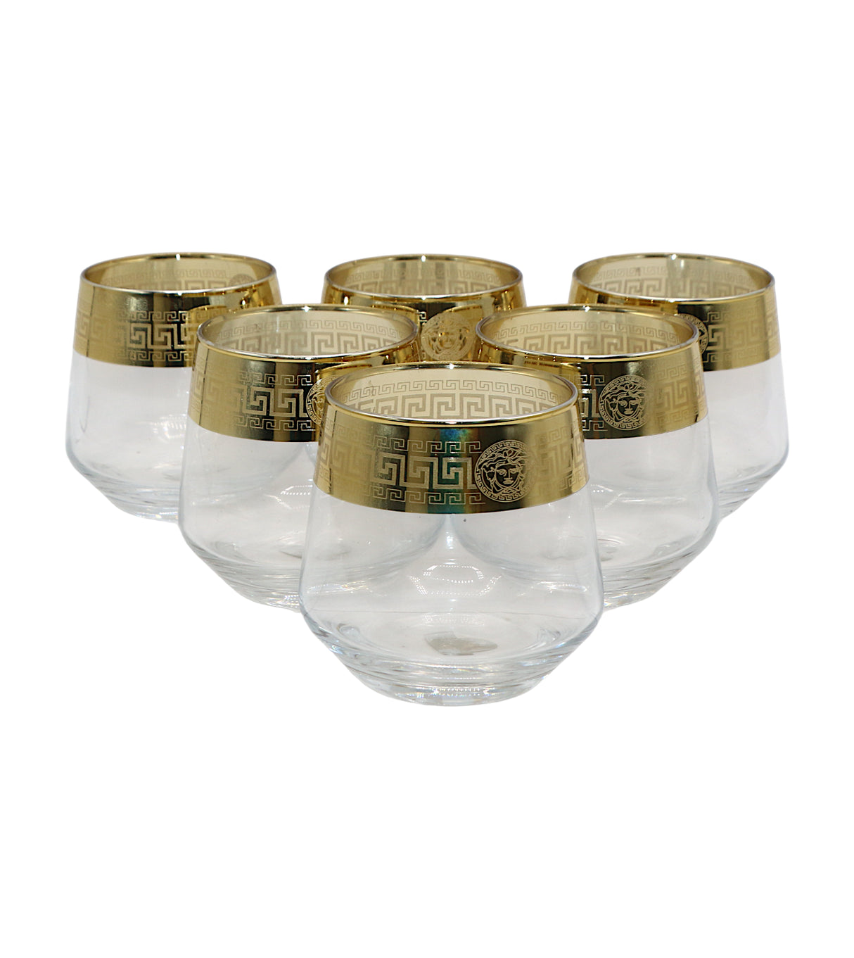 fancy glass 6pc china 64886-46