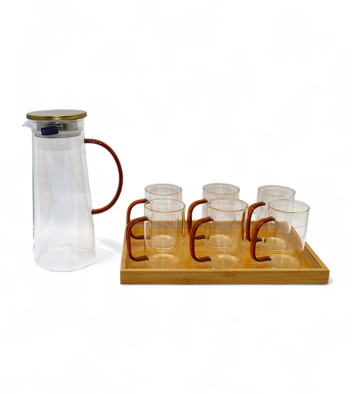 glass water set 8pc china gph27y/l8