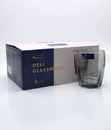 deli glass 6pc grey pak js3101-3hs