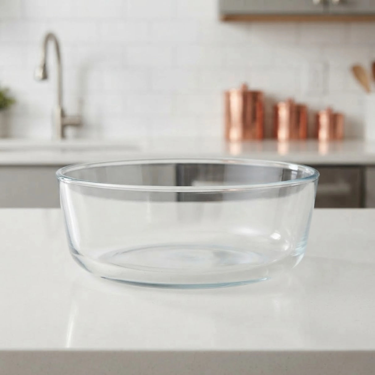 deli glass bowl 6" 1pc pak w107-6
