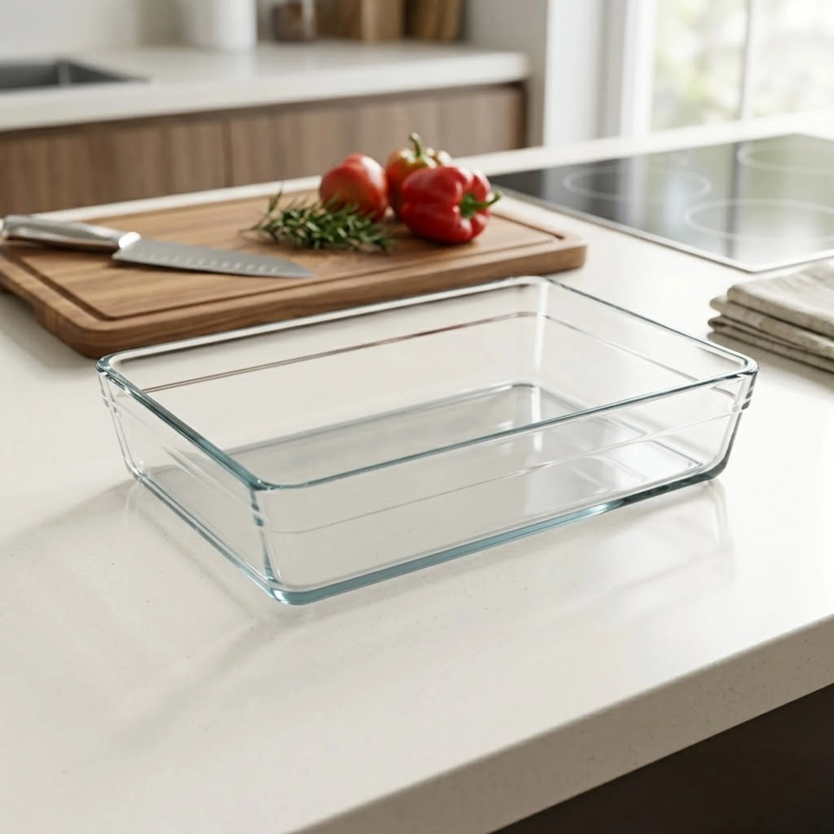 baking dish glass clear plain smooth 59324