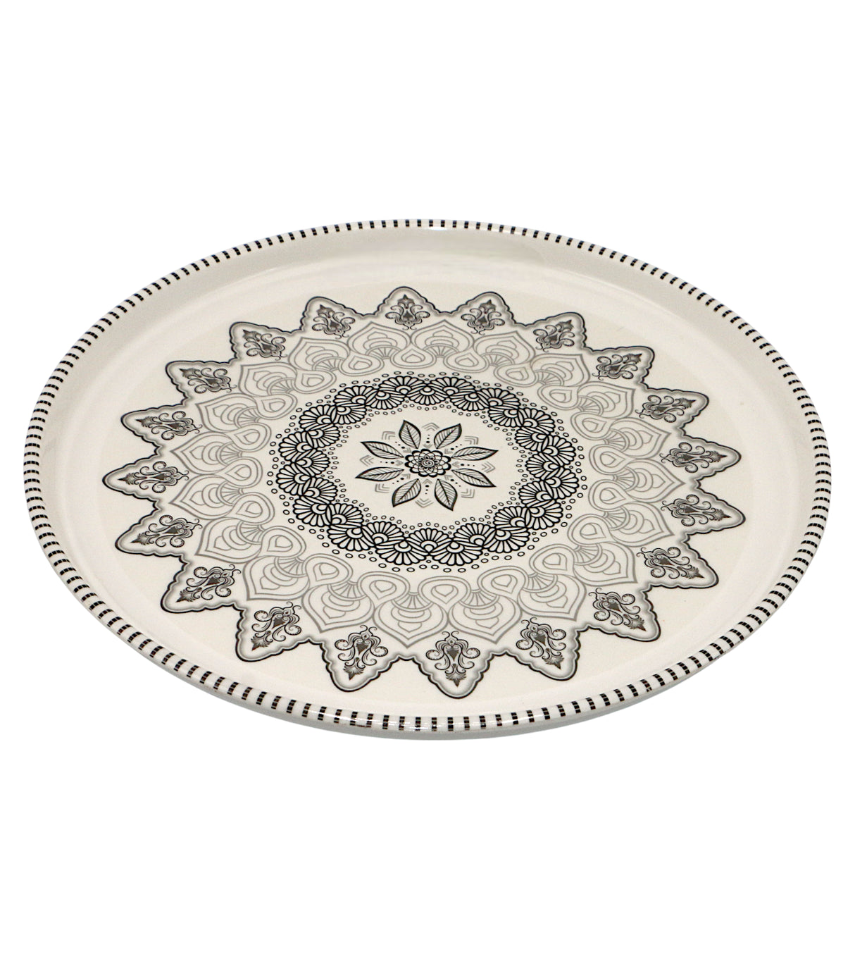 melamine rice plate 10" heavy e02