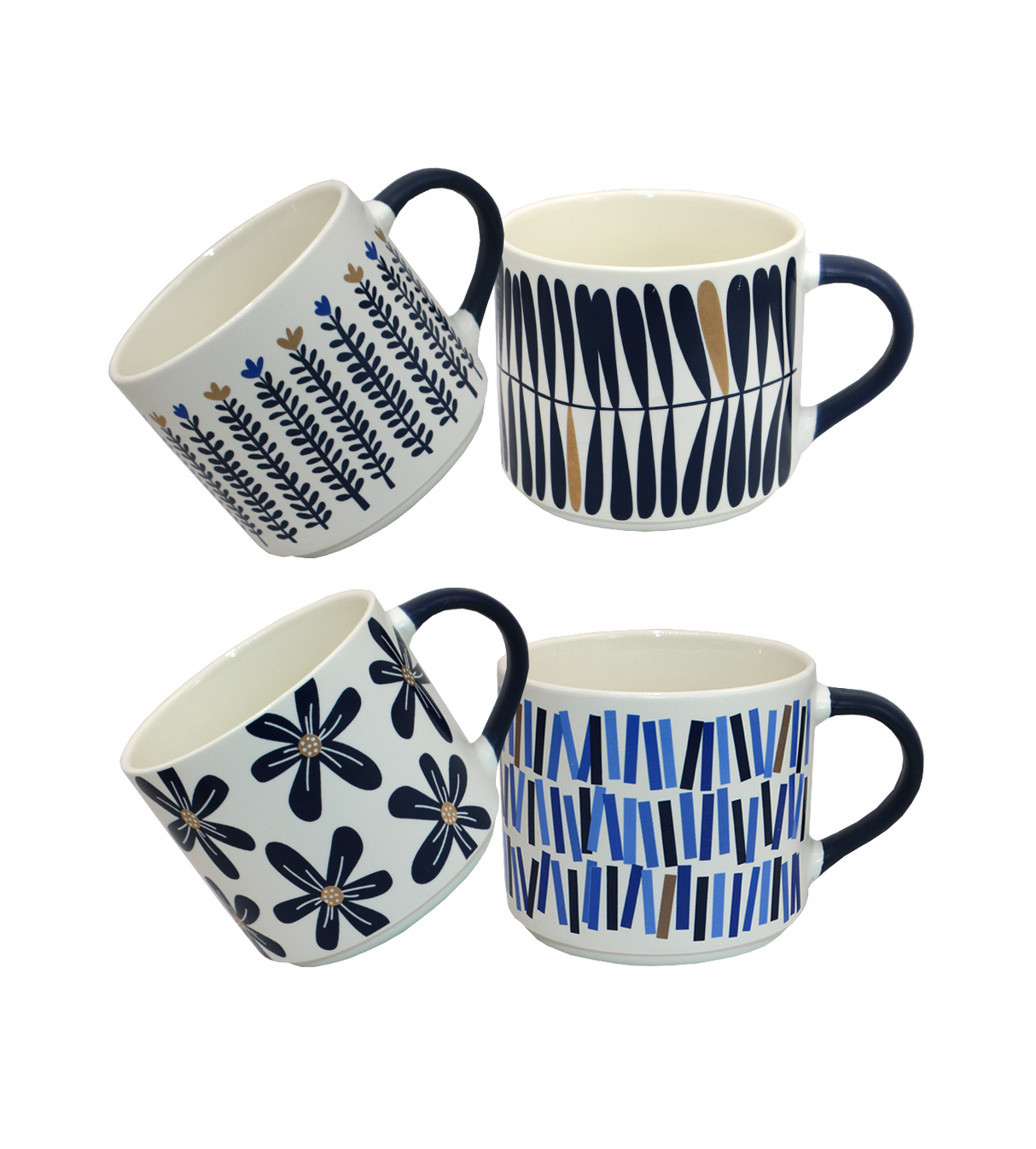 ceramic mug 4pc set china s13b