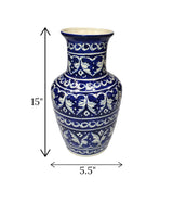 blue pottery vase xl