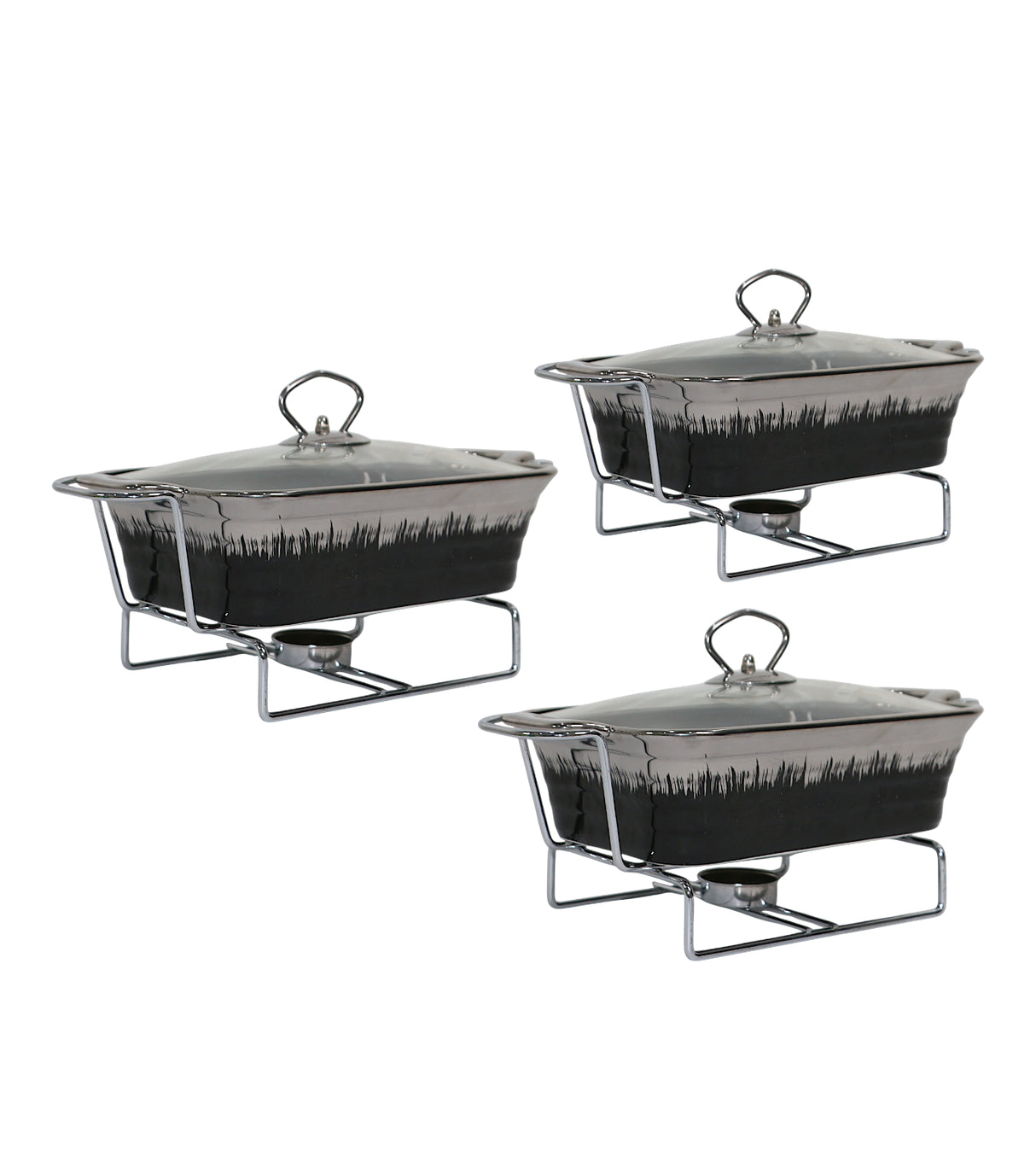 ceramic casserole 3pc rectangle china ml