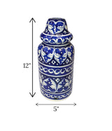 blue pottery flower vase new shape