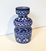 blue pottery flower vase new shape