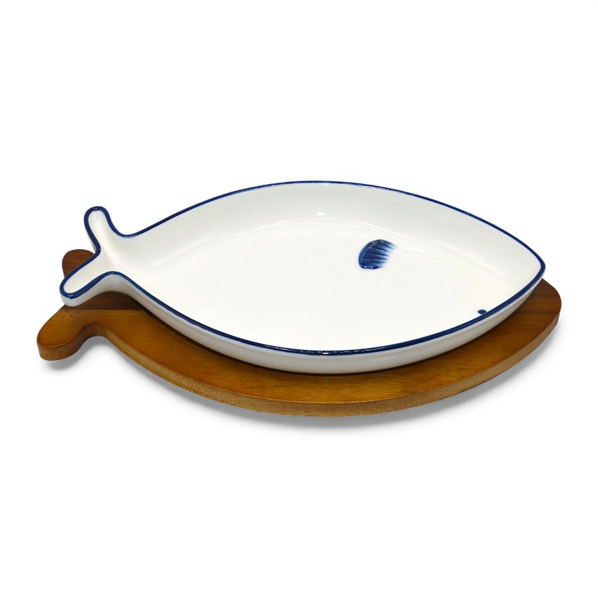 danny home fish tray with wood stand china czt201-4