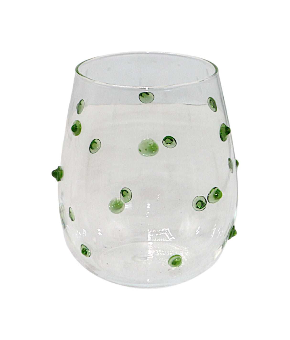 glass 1pc  green beads 400ml china 966-104