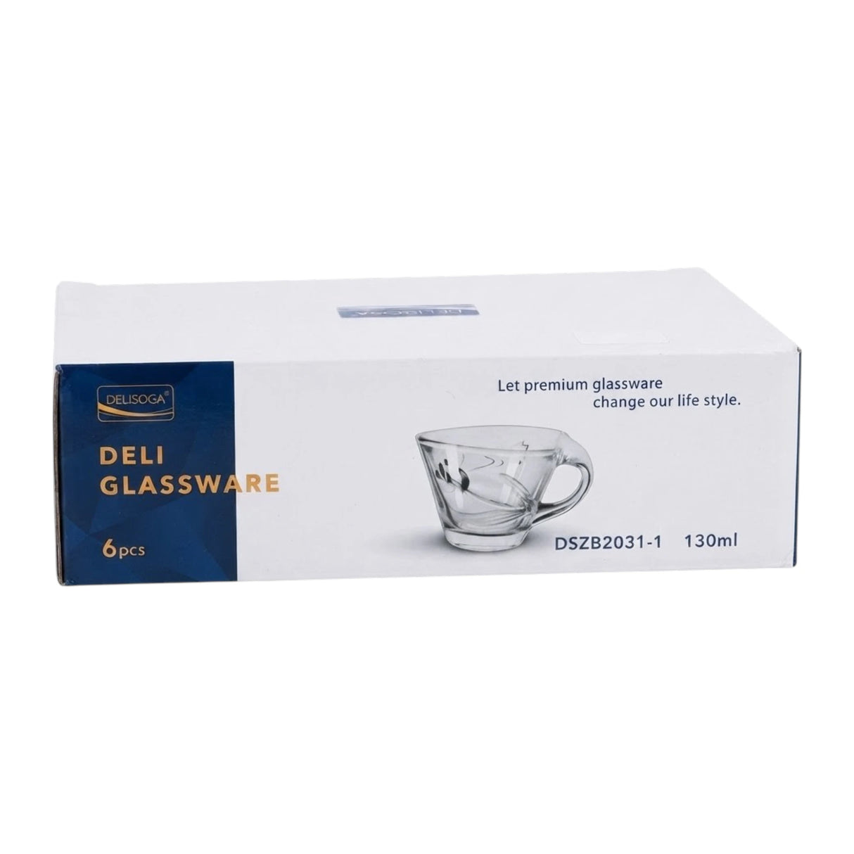 deli glass mug 1pc pak dszb2031-1